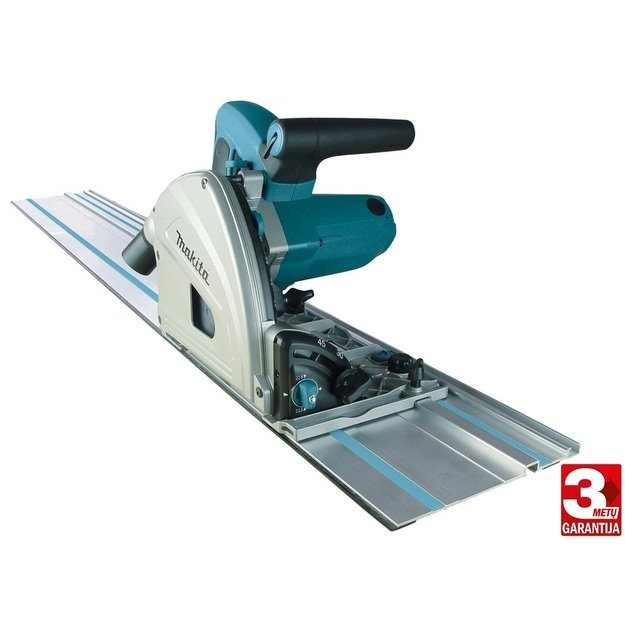 Makita SP6000J įleidžiamas diskinis pjūklas+liniuotė 1,5m 199141-8