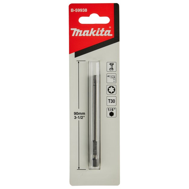 Makita TORX sukimo antgalis TX30x90MM 1vnt. B-59938