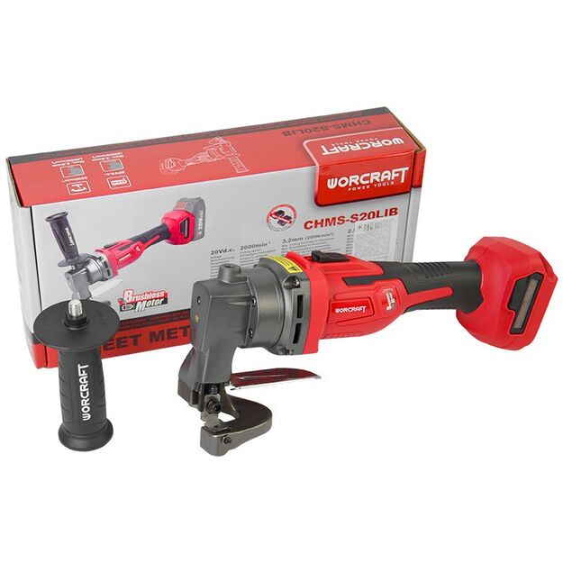 Worcraft Akumuliatorinės skardos pjovimo žirklės 20V LI-ION 1x4,0Ah