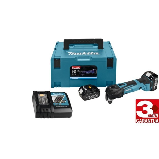 MAKITA DTM51RFJ Akumuliatorinis multifunkcinis įrankis 18V 2x 3,0Ah