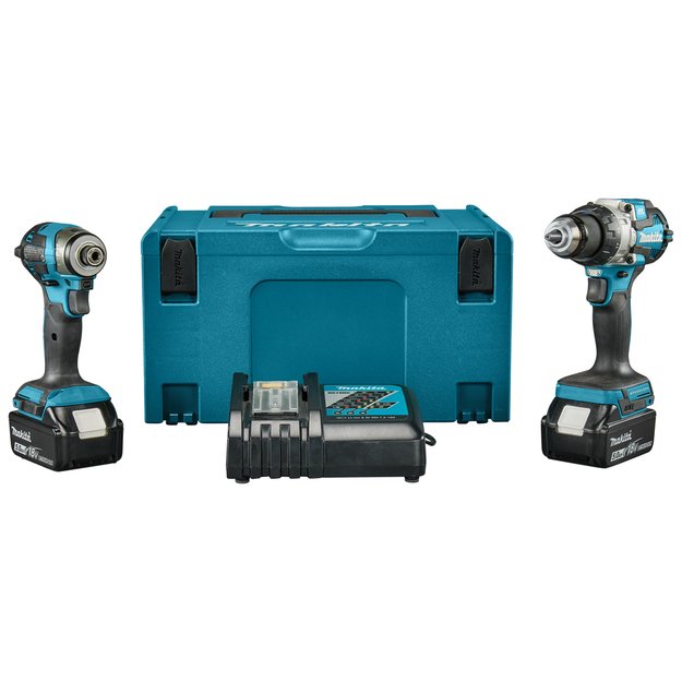 Makita DLX2528TJ LXT ® akumuliatorinių įrankių rinkinys 18V 2x5,0Ah 2
