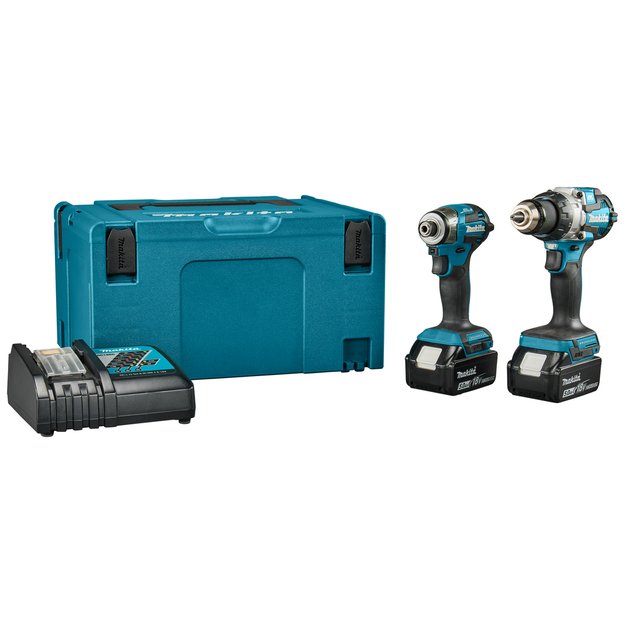 Makita DLX2528TJ LXT ® akumuliatorinių įrankių rinkinys 18V 2x5,0Ah 1
