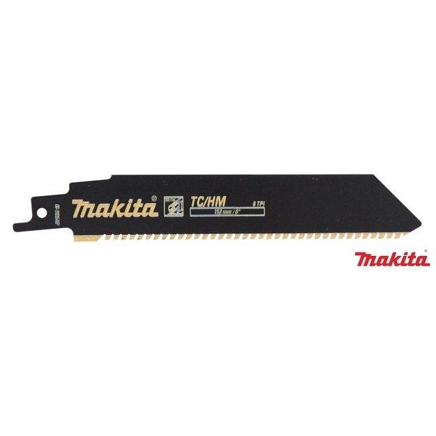 Makita Tiesinio pjūklo pjūklelis TC/HM 152x1,25mm (8tpi), 1Vnt., Metalui B-55572