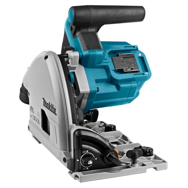 Makita DSP600ZJ + 199141-8 Akumuliatorinis diskinis pjūklas (2x18V Li-ion Be akumuliatorių ir kroviklio) 1