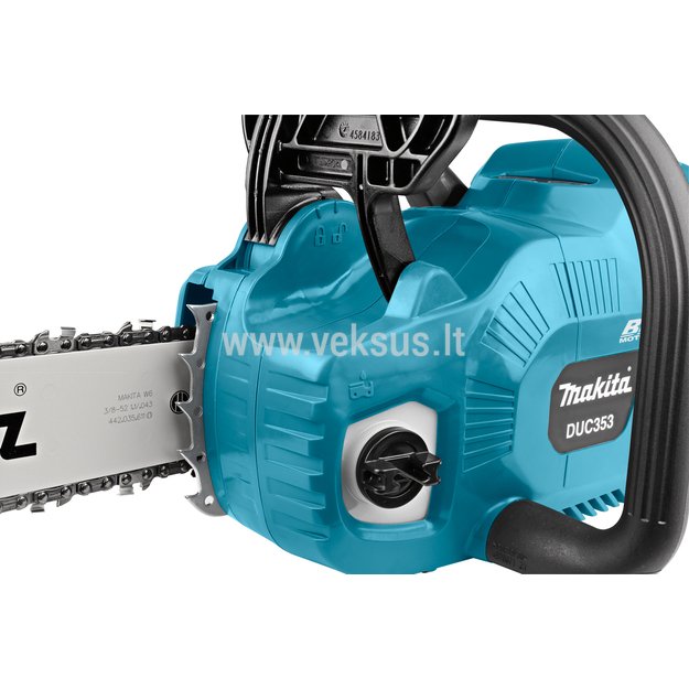Makita DUC353Z Akumuliatorinis grandininis pjūklas (2X18V be akumuliatorių ir kroviklio) 2