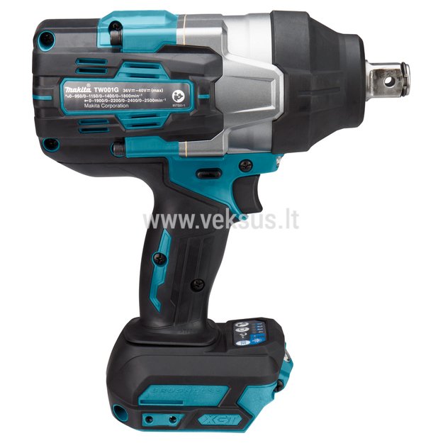 Makita TW001GZ XGT® 40Vmax Akumuliatorinis smūginis veržliasukis (Be akumuliatorių ir kroviklio) 2