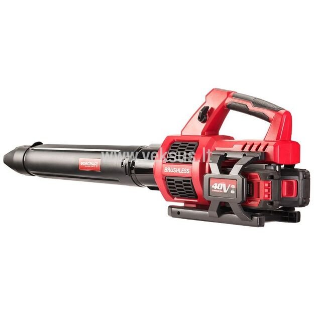 WORCRAFT Akumuliatorinis lapų pūstuvas 40V (20V+20V) 2x6.0Ah 2