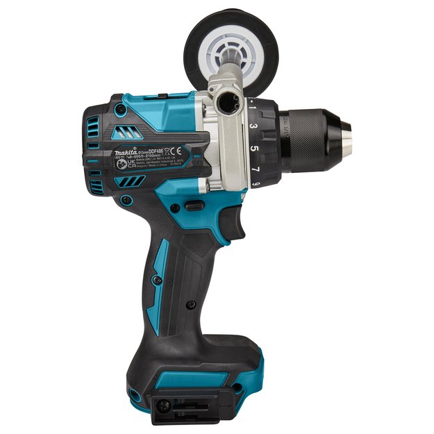 Makita DDF486Z bešepetėlinis Akumuliatorinis gręžtuvas (18V be akumuliatorių ir kroviklio)