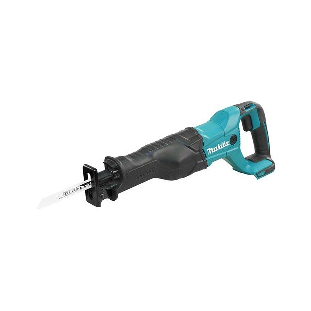 Makita DJR186Z akumuliatorinis tiesinis pjūklas (18V Li-ion Be akumuliatorių ir kroviklio)