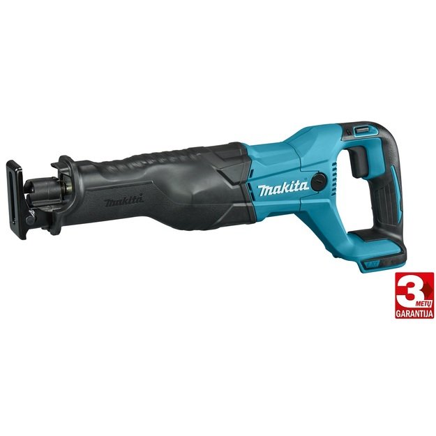 Makita DJR186Z akumuliatorinis tiesinis pjūklas (18V Li-ion Be akumuliatorių ir kroviklio)