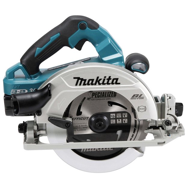 Makita DHS782Z akumuliatorinis diskinis pjūklas (2X18V LI-ION BE AKUMULIATORIŲ IR KROVIKLIO)