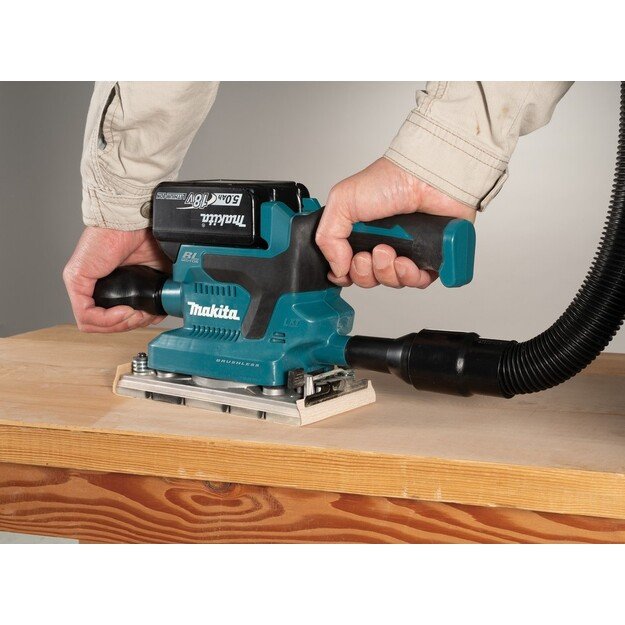 Makita DBO380Z Akum. ekscentrinis šlifuoklis (18V be akumuliatorių ir kroviklio)