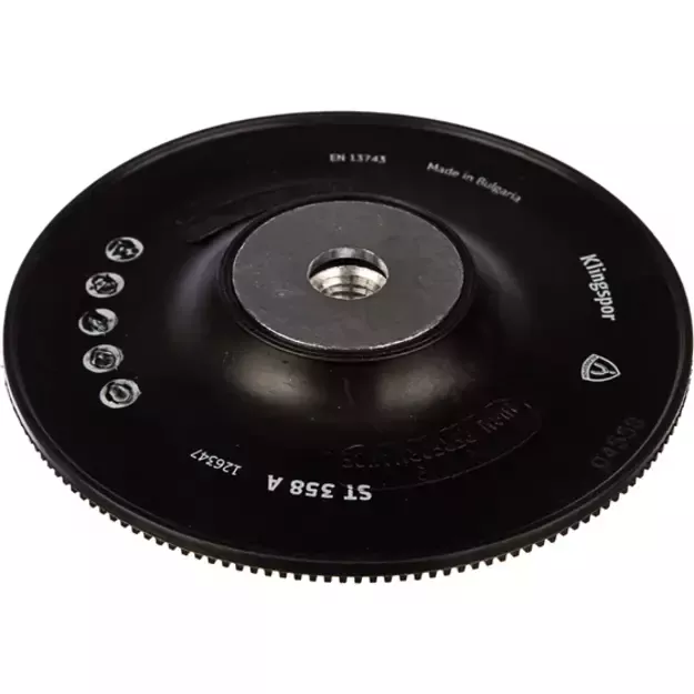 Aušinamas padas fibro diskams KLINGSPOR ST 358 A 125