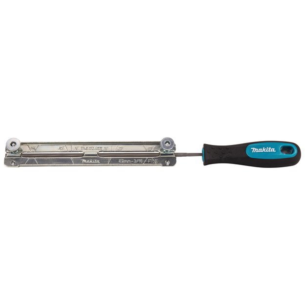 Makita apvali dildė 4,8 mm su kreipikliu ir rankena D-70960