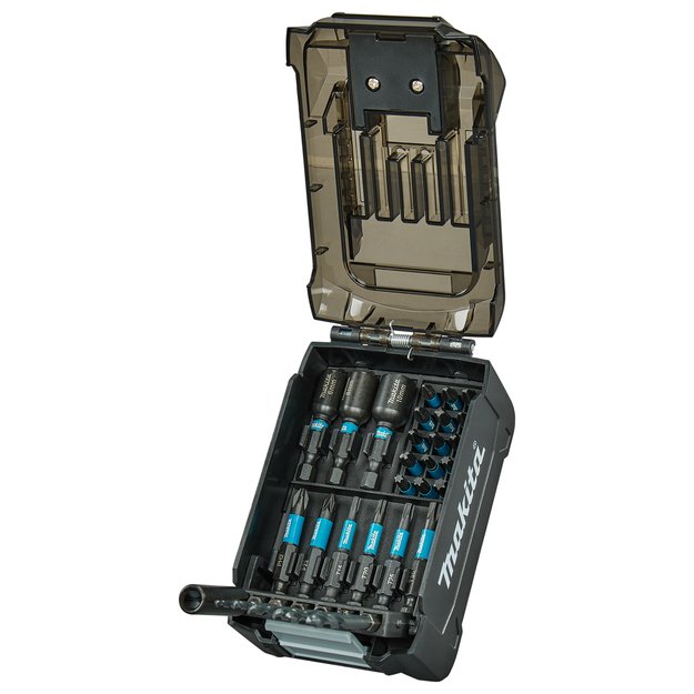 Makita IMPACT BLACK sukimo antgaliai XGT akumuliatoriaus formos dėkle E-22850