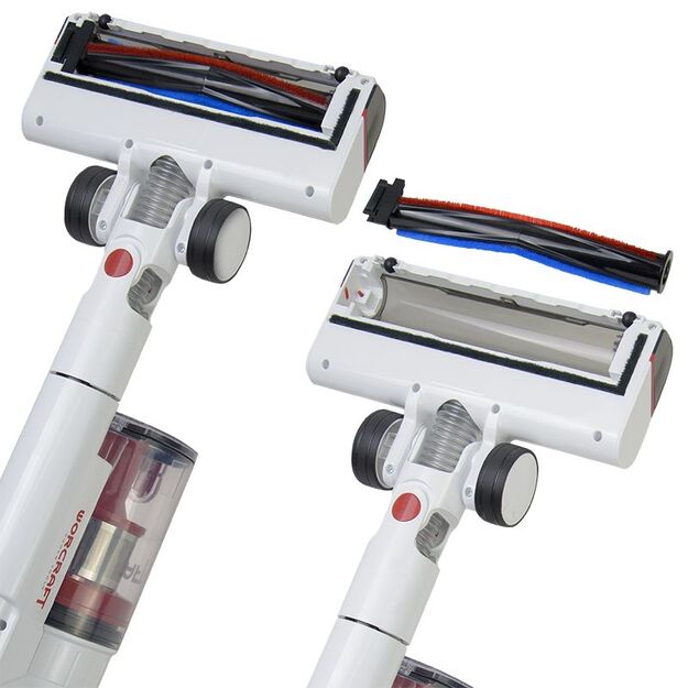 Worcraft Akumuliatorinis siurblys šluota 20V LI-ION 1x4,0Ah