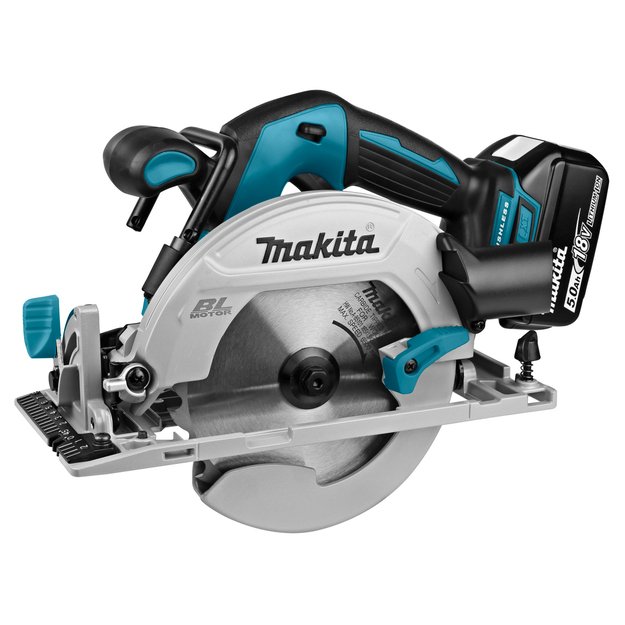 Makita DHS680RTJ2 akumuliatorinis diskinis pjūklas 18V 2x5,0Ah+liniuotė 1,5m