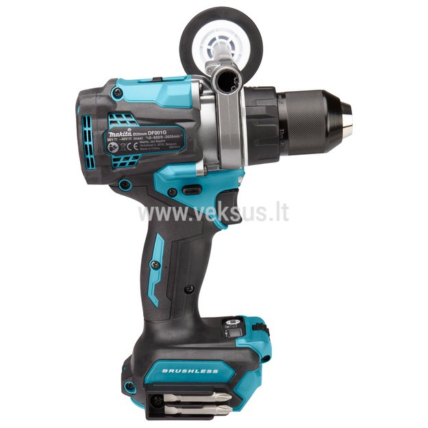 Makita DF001GZ XGT® 40Vmax akumuliatorinis gręžtuvas-suktuvas (Be akumuliatorių ir kroviklio) 2