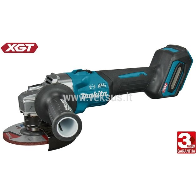 Makita GA005GZ XGT® 40Vmax Akumuliatorinis kampinis šlifuoklis (Be akumuliatorių ir kroviklio)