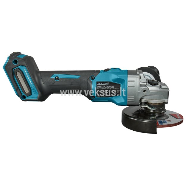 Makita GA005GZ XGT® 40Vmax Akumuliatorinis kampinis šlifuoklis (Be akumuliatorių ir kroviklio) 2