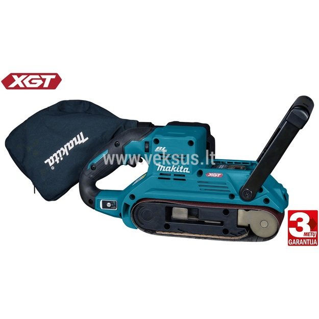 Makita BS001GZ XGT® 40Vmax Akumuliatorinis Juostinis Šlifuoklis (Be akumuliatorių ir kroviklio)