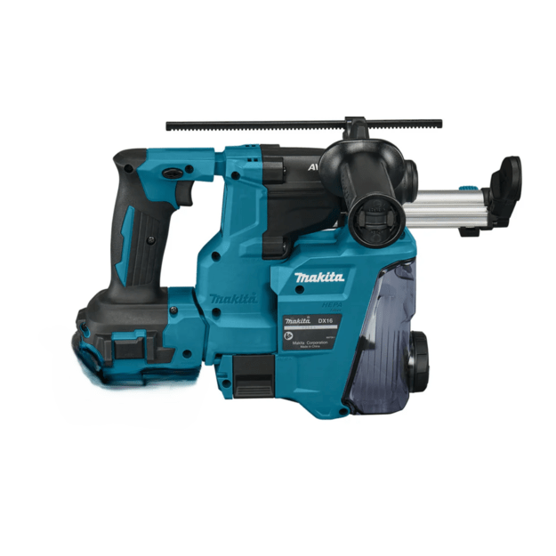 Makita DHR183Z Akumuliatorinis perforatorius su DX16 dulkių surinkimo sistema(18V Be akumuliatorių ir kroviklio)