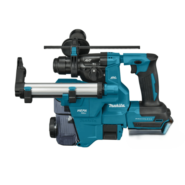 Makita DHR183Z Akumuliatorinis perforatorius su DX16 dulkių surinkimo sistema(18V Be akumuliatorių ir kroviklio)