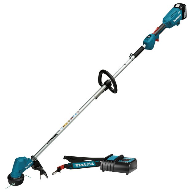 Makita DUR192LRT akumuliatorinis trimeris ( 18V Li-ion 1x5Ah akumuliatorius)