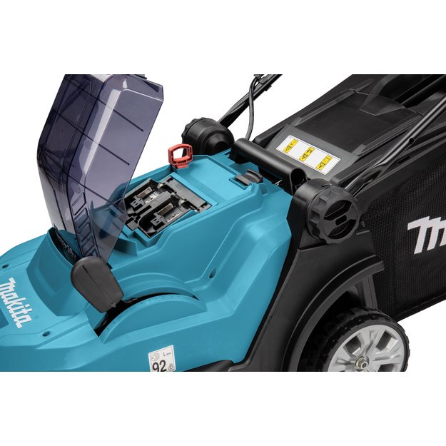 Makita DLM432Z vėjapjovė akumuliatorinė 43cm (36V 2x18V be akumuliatorių ir kroviklio)