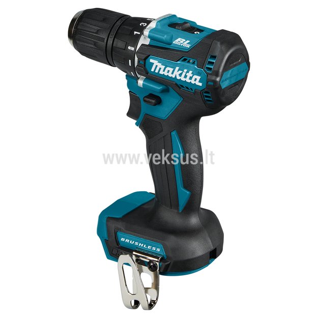 Makita DDF487RFJ bešepetėlinis akumuliatorinis suktuvas-gręžtuvas su 18V, 2x3Ah 1
