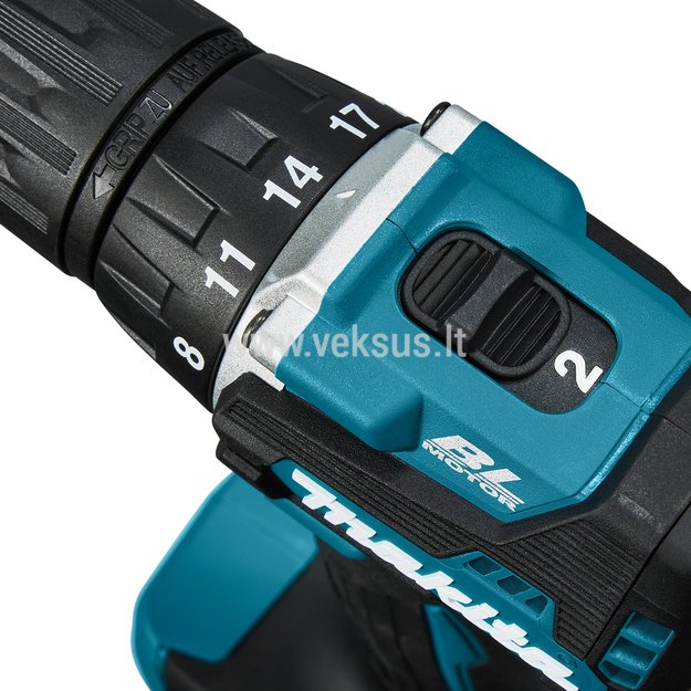Makita DDF487RFJ bešepetėlinis akumuliatorinis suktuvas-gręžtuvas su 18V, 2x3Ah 3