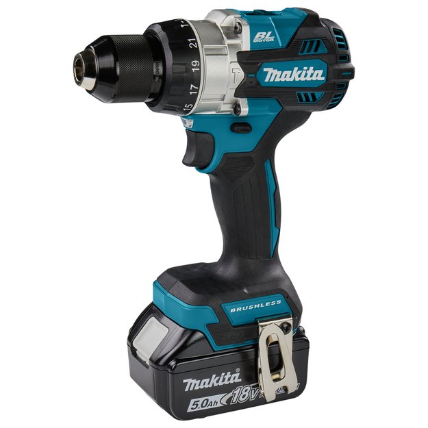 Makita DHP486RTJ Akumuliatorinis smūginis gręžtuvas 125Nm su 2x5Ah
