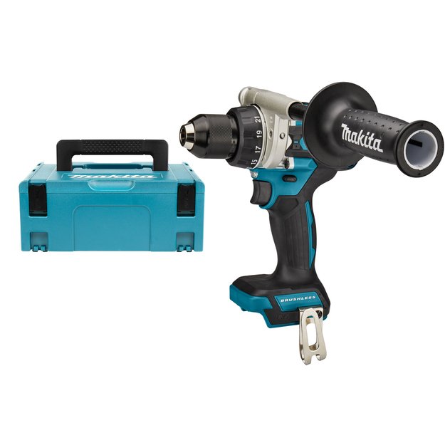 Makita DDF486ZJ bešepetėlinis akumuliatorinis suktuvas-gręžtuvas su makpac NR.2