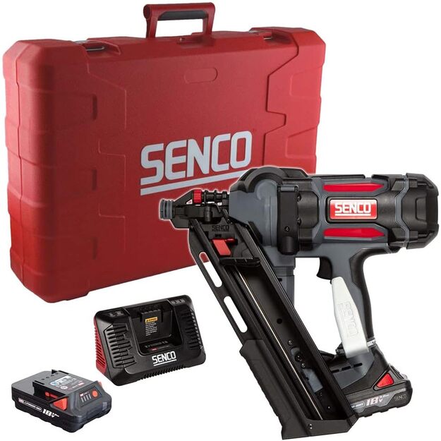 SENCO F-35XP FUSION 2.0 akumuliatorinė viniakalė su 2x4,0Ah