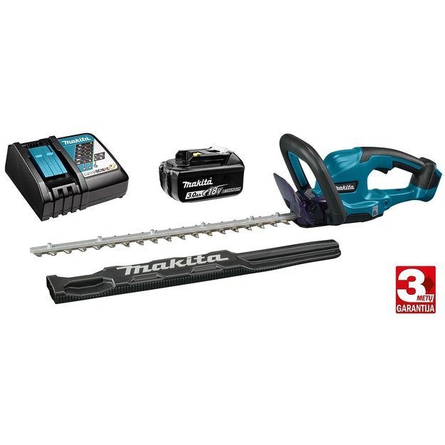 Makita DUH507RF akumuliatorinės gyvatvorių žirklės su 18V 1x3,0Ah