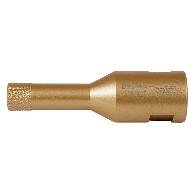 Makita deimantinis grąžtas  12MM sulituotas vakuuminiu būdu (M14), granitui, marmurui, plytelėms D-79946 1