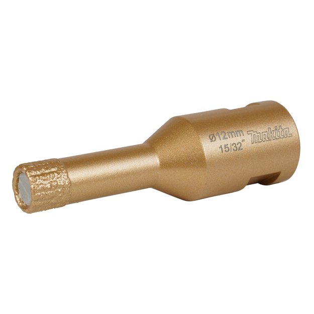 Makita deimantinis grąžtas  12MM sulituotas vakuuminiu būdu (M14), granitui, marmurui, plytelėms D-79946