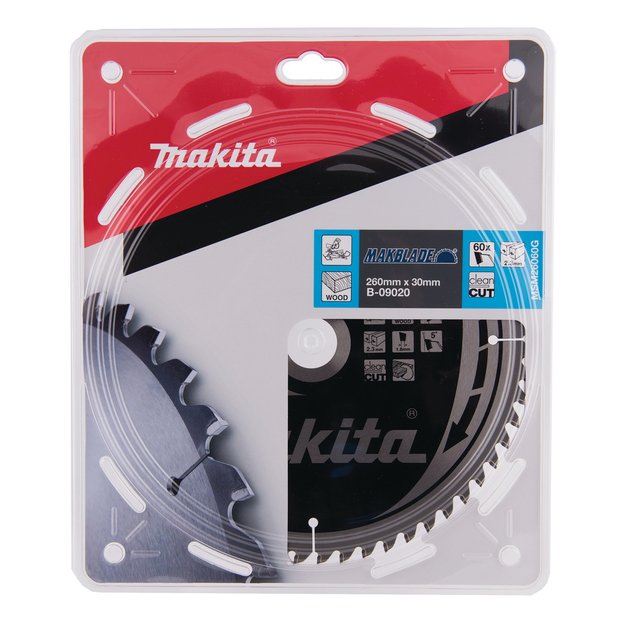 Makita T.C.T. pjūklas MAKBLADE 260X2.3X30mm 5° T60 B-32801(B-09020)