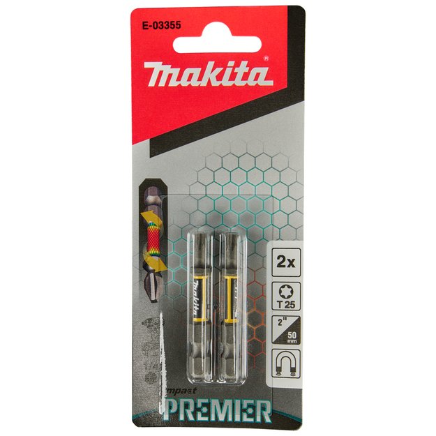 Makita torsion sukimo antgalis (E-form), T25-50mm, 2vnt. Impact Premier E-03355