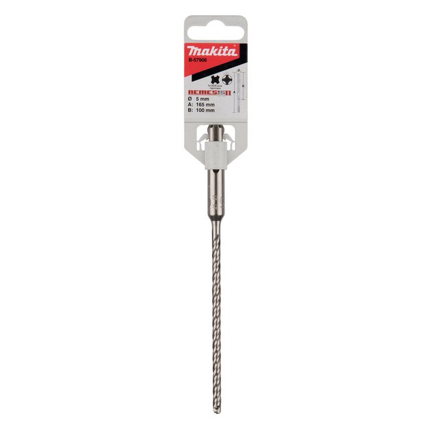 Makita SDS-PLUS Grąžtas 5x165mm NEMESIS 2 B-57906
