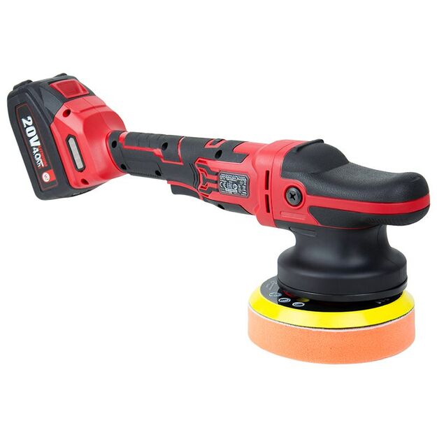 Worcraft Akumuliatorinis poliruoklis kampinis 150mm 20V LI-ION 1x4,0Ah