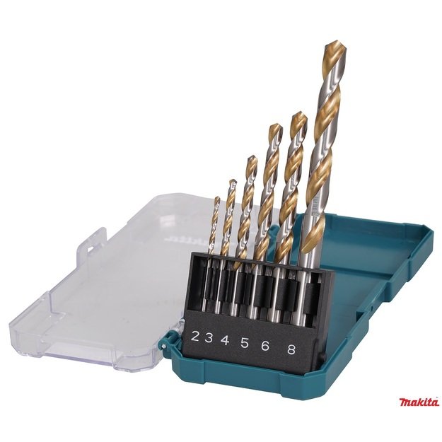 Makita HSS-G metalo grąžtų rinkinys D-77241