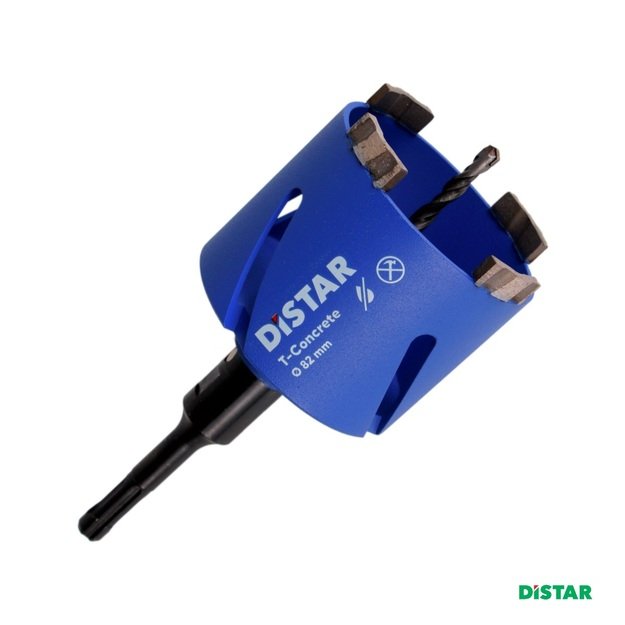 DISTAR DDS-W SDS PLUS 82mm Deimantinis grąžtas rozetėms