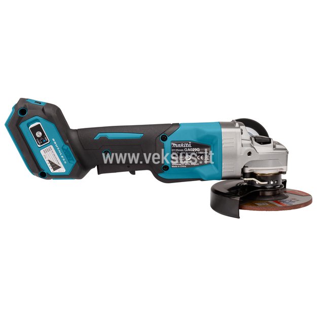 Makita GA029GZ XGT® 40Vmax Akumuliatorinis kampinis šlifuoklis (Be akumuliatorių ir kroviklio) 2
