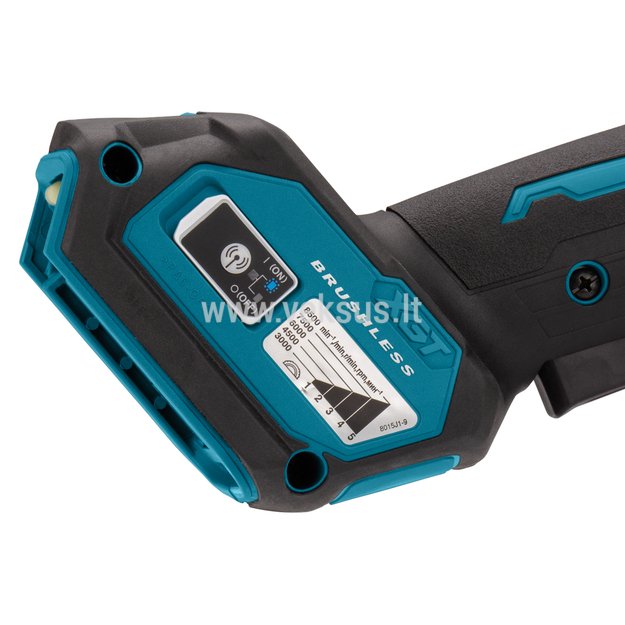 Makita GA029GZ XGT® 40Vmax Akumuliatorinis kampinis šlifuoklis (Be akumuliatorių ir kroviklio) 3