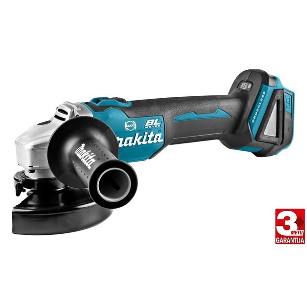 Makita DGA506Z Akumuliatorinis kampinis šlifuoklis (18V LI-ION BE AKUMULIATORIŲ IR KROVIKLIO)