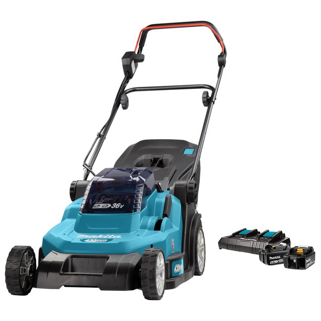 Makita DLM432CT2 Akumuliatorinė vejapjovė  2x18 V su 2x5,0 Ah