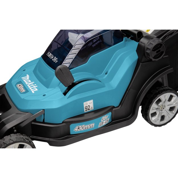 Makita DLM432CT2 Akumuliatorinė vejapjovė  2x18 V su 2x5,0 Ah