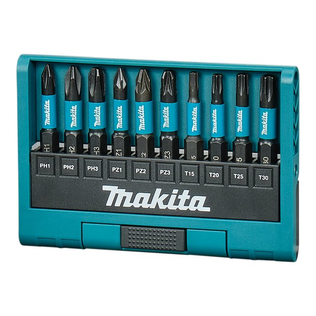 Makita Sukimo antgalis , 10vnt. IMPACT BLACK E-12011