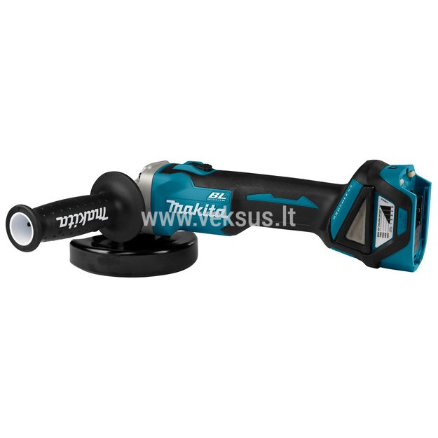 Makita DGA511ZJ Akumuliatorinis kampinis šlifuoklis + lagaminas (18V be akumuliatorių ir kroviklio) 1